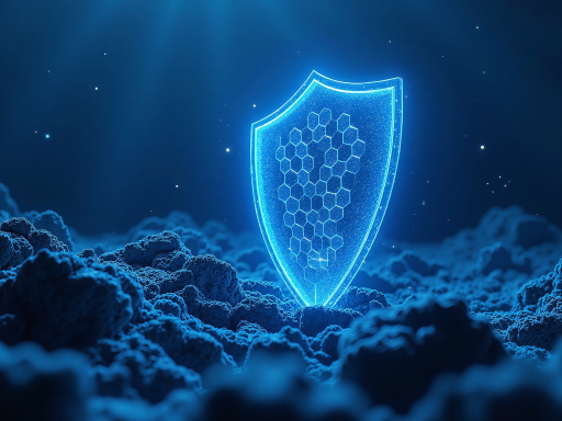 AWS认证证书，蓝色背景，专业认证徽章，清晰显示证书编号